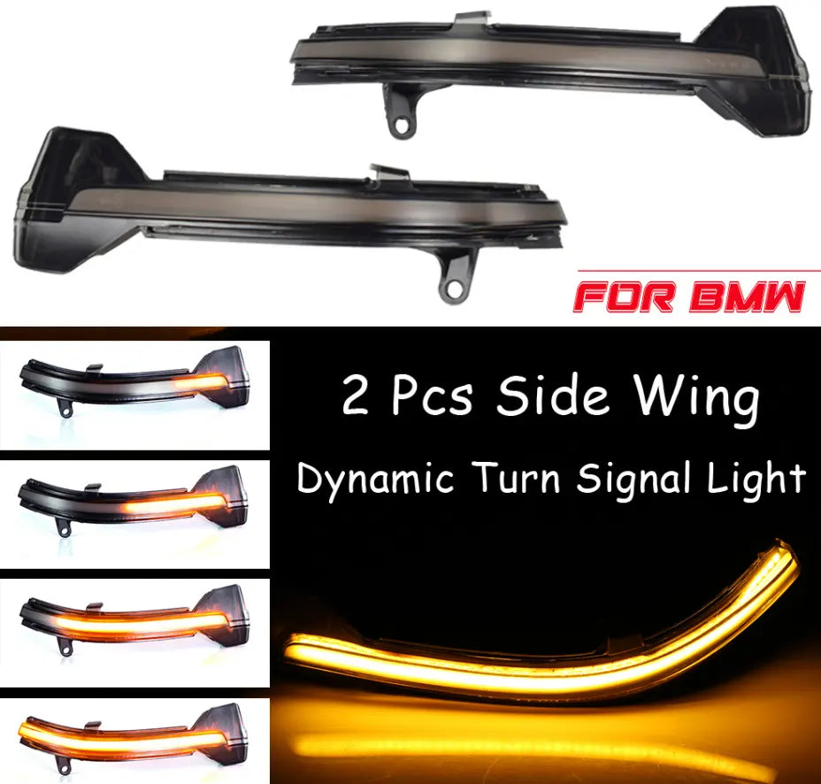 BMW 5, 6, 7 serie LED Dynamisk blinklys