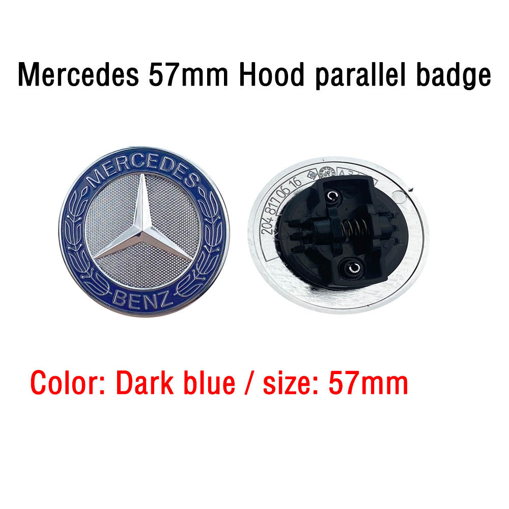 Mercedes mørkeblå emblem