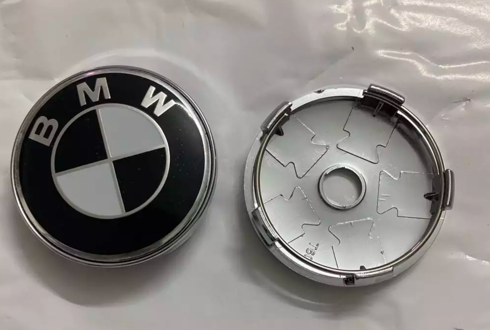 BMW sort centerkapsler 4 stk