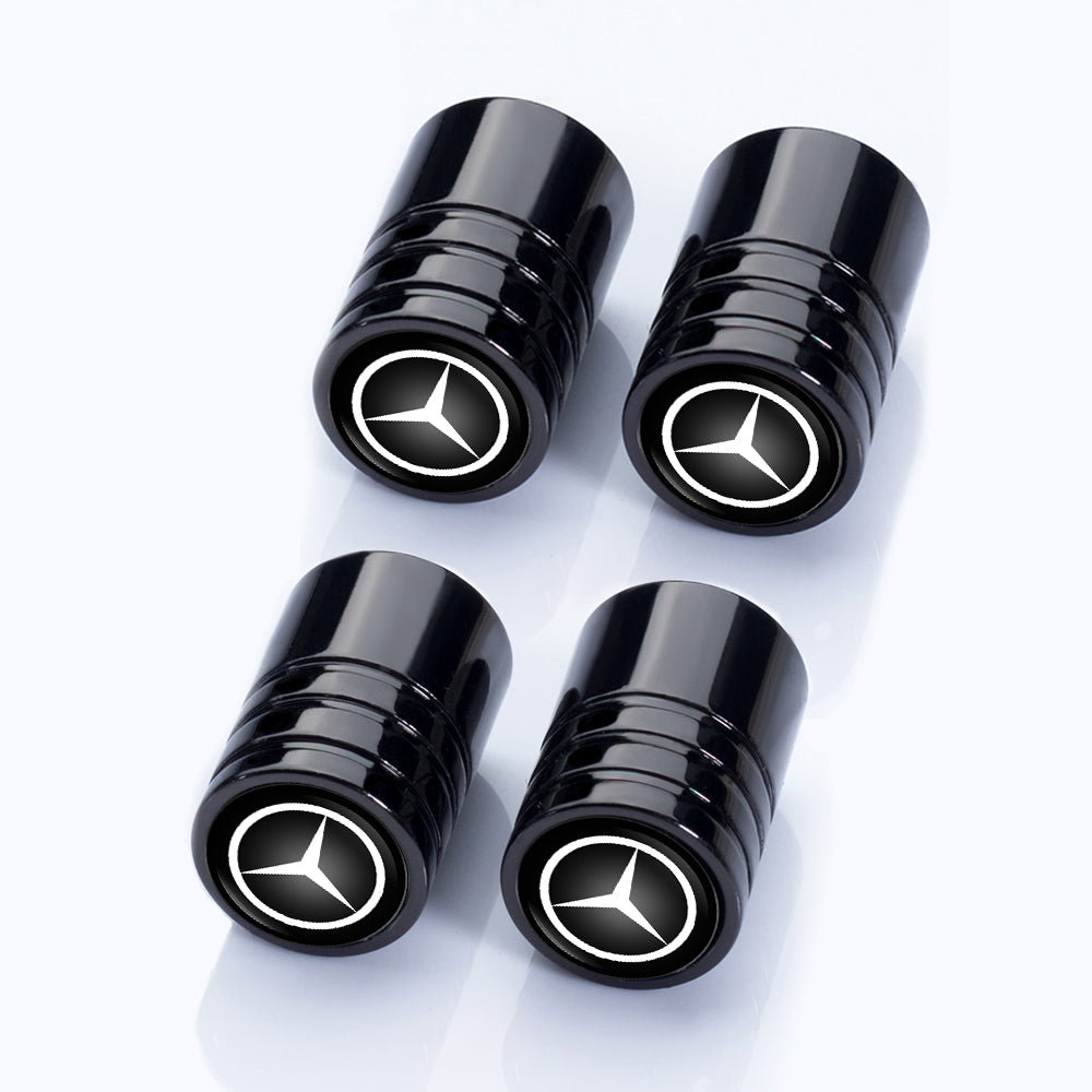 4 stk sorte Mercedes ventilhætter