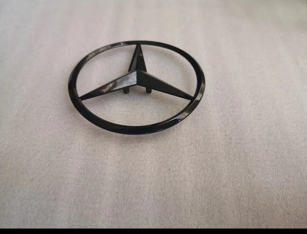 Mercedes sort bag emblem 7.9 cm
