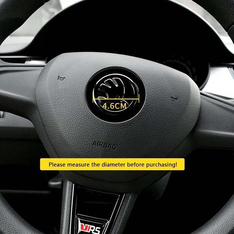 Skoda sort rat emblem